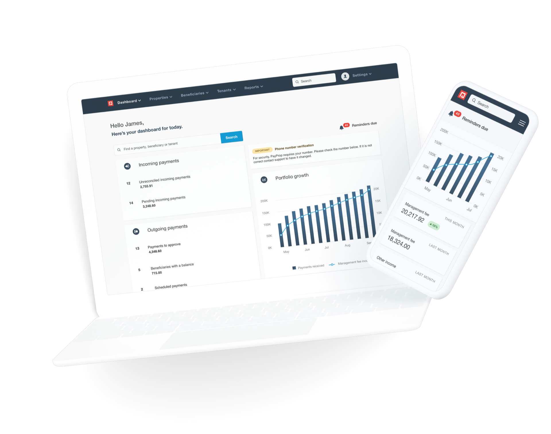 Portfolio Overview feature